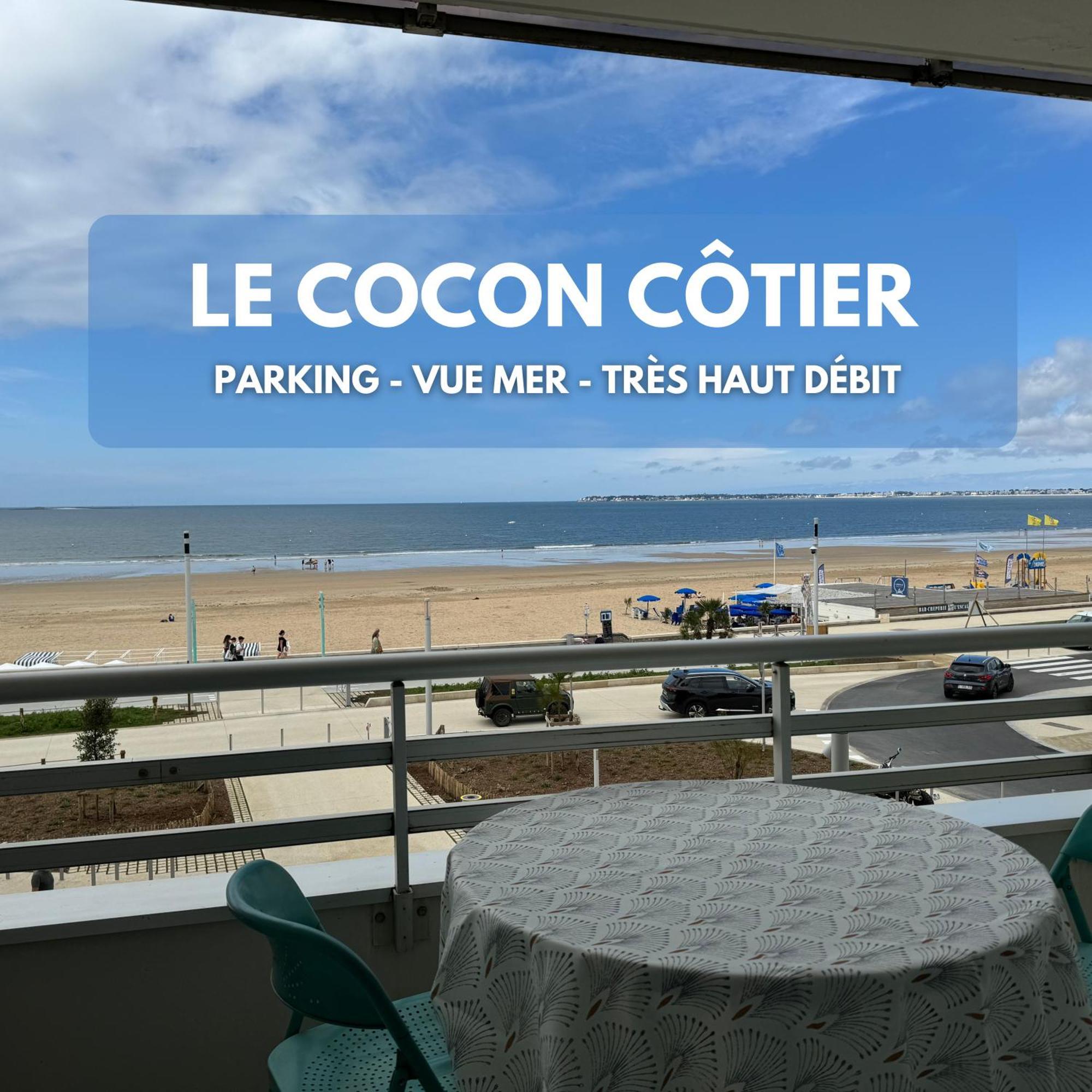 Cocon Cotier - Vue Sur Mer - Parking - Proche De La Thalasso - Terrasse Apartment Pornichet Exterior photo